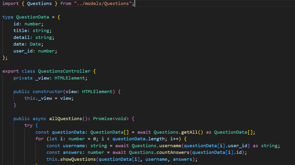 Code zonder aanpassingen